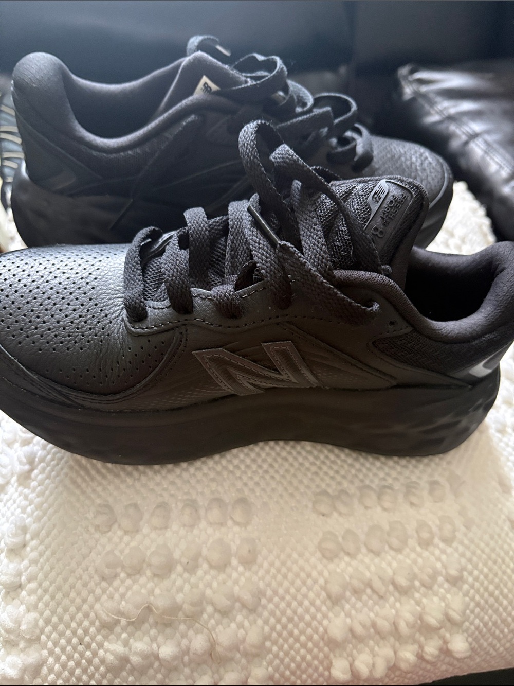 New Balance Kids Black Athletic Sneakers
